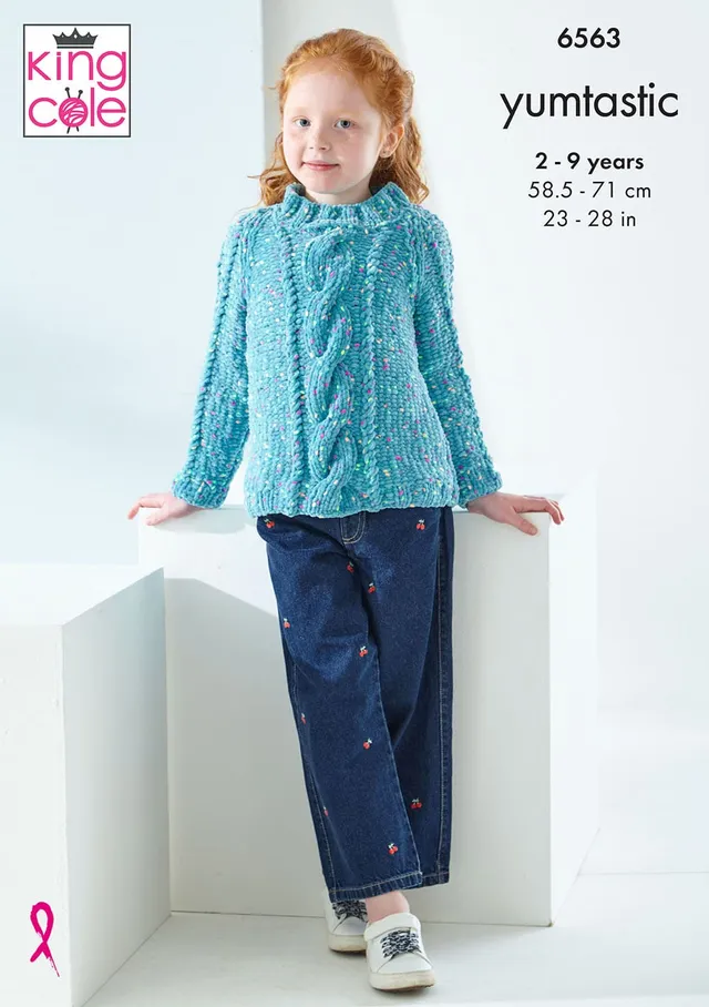 king-cole-p6563-strickanleitung-pullover-yumtastic-sweater image 1