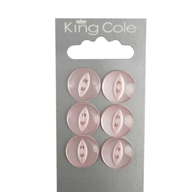 king-cole-haberdashery-fish-eye-kn-pfe-pink-gro image 1