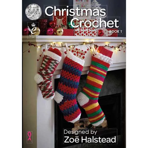 king-cole-christmas-crochet-book-1-h-kelheft-weihnachten image 1