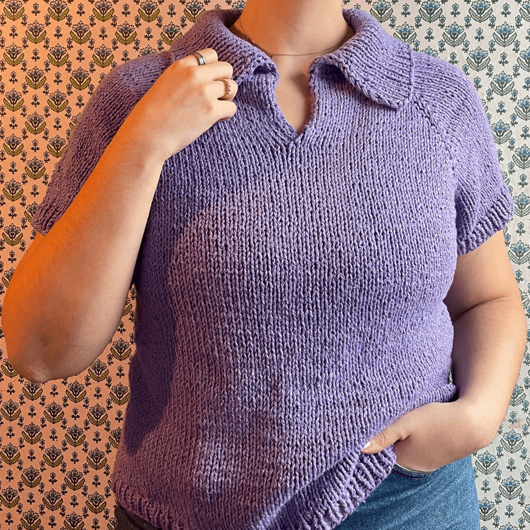 hobbii-anleitungen-easy-polo-tee-t-shirt-strickanleitung-pdf image 1