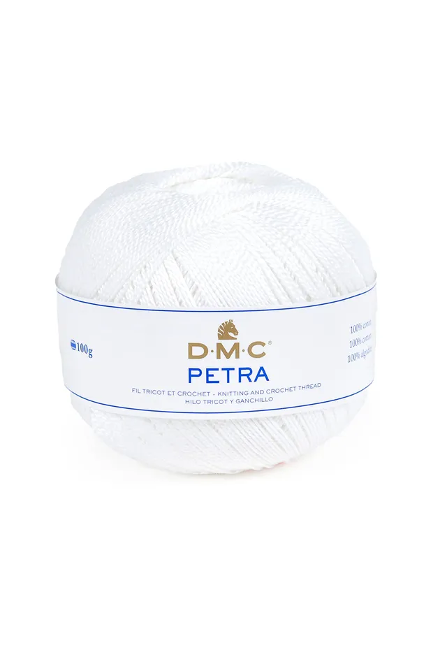 dmc-petra-nr-3-baumwollgarn-wei-100-g-mercerisiert image 1