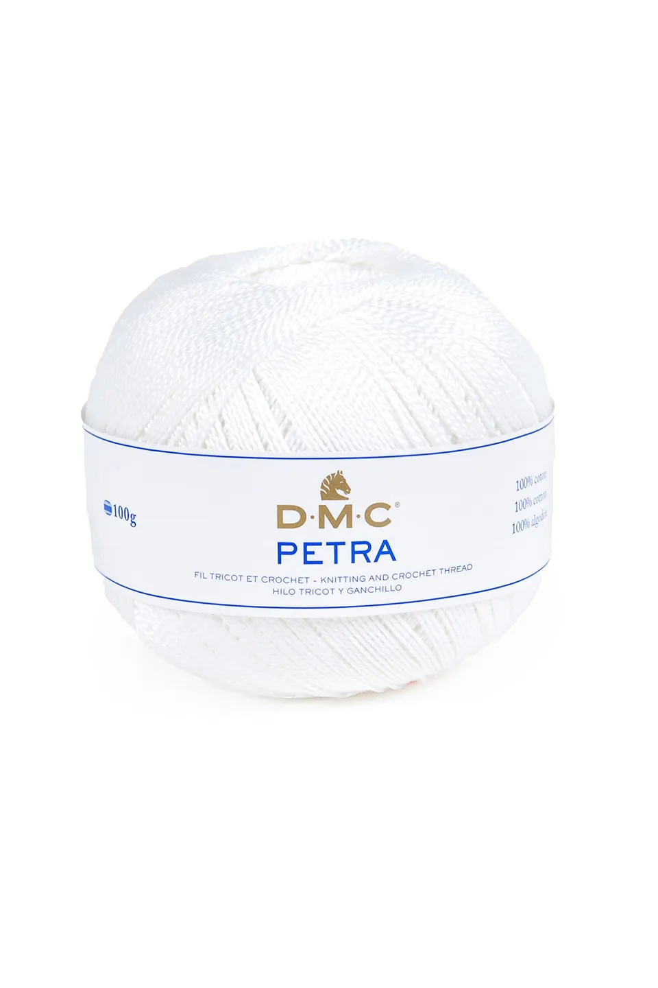 dmc-petra-nr-3-baumwollgarn-wei-100-g-mercerisiert image 1