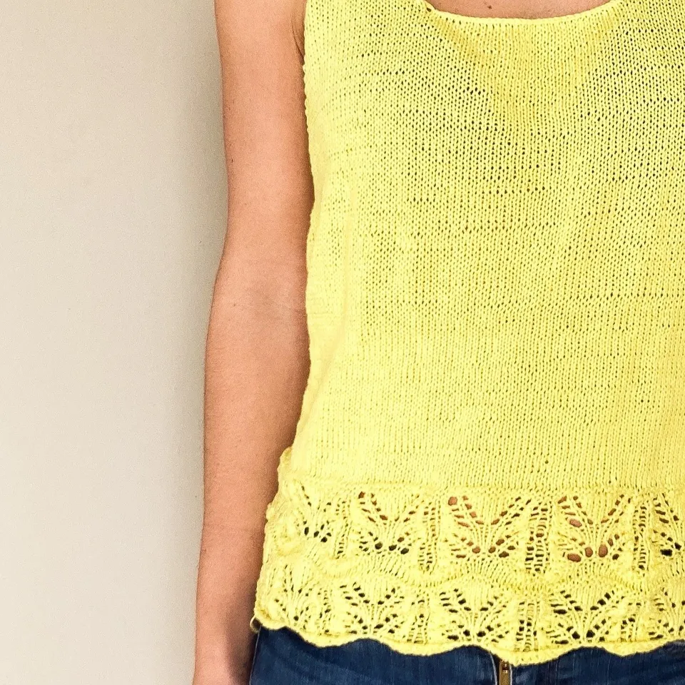 hobbii-sunflower-dream-top-strickanleitung-pdf-sommer image 1
