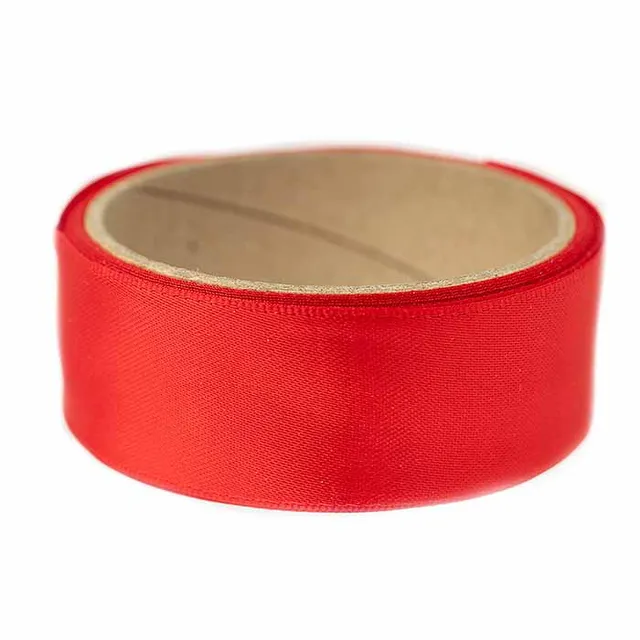 king-cole-rotes-satinband-25-mm-x-3-m-polyester image 1