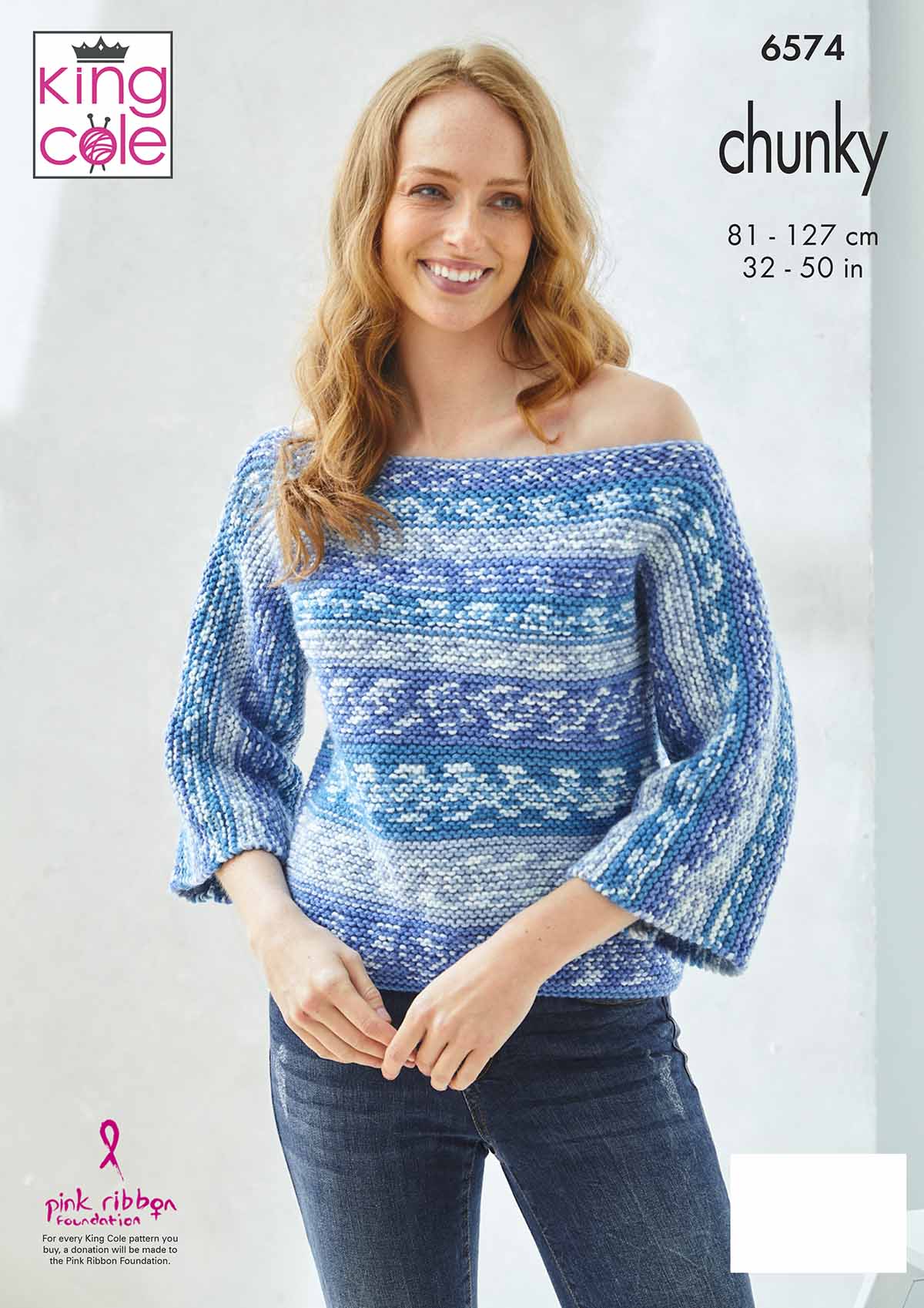 king-cole-6574-tunika-strickanleitung-nordic-chunky image 2