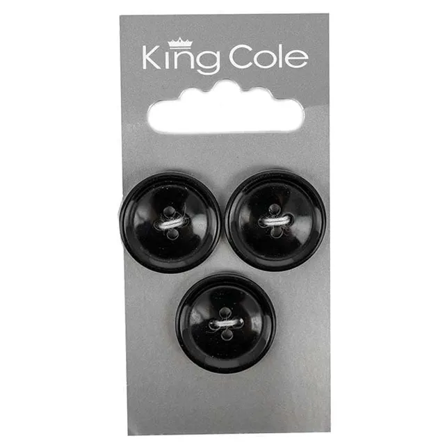 king-cole-haberdashery-kn-pfe-schwarz-gro-mit-rand image 1