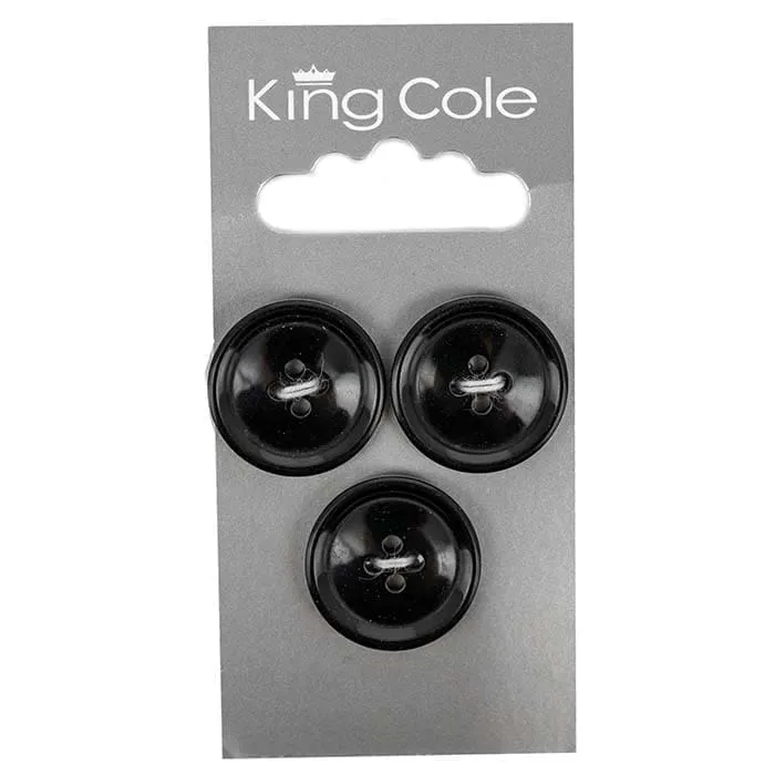 king-cole-haberdashery-kn-pfe-schwarz-gro-mit-rand image 1