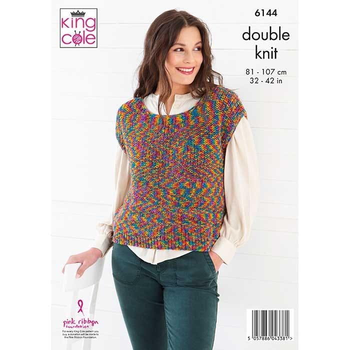 king-cole-6144-jitterbug-dk-strickanleitung-pullover-top image 2