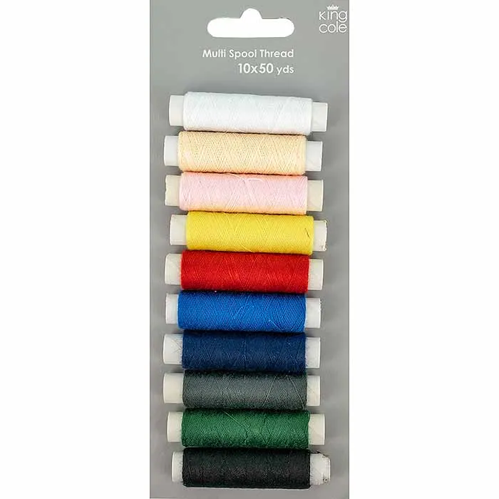 king-cole-n-hgarn-set-bunte-garnrollen-vielzweck image 1