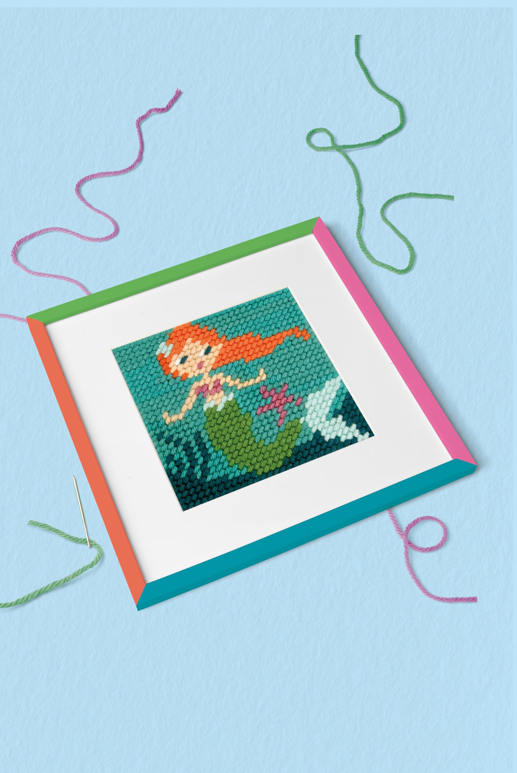 dmc-marina-meerjungfrau-gobelinset-f-r-kinder-ab-8-jahre image 3