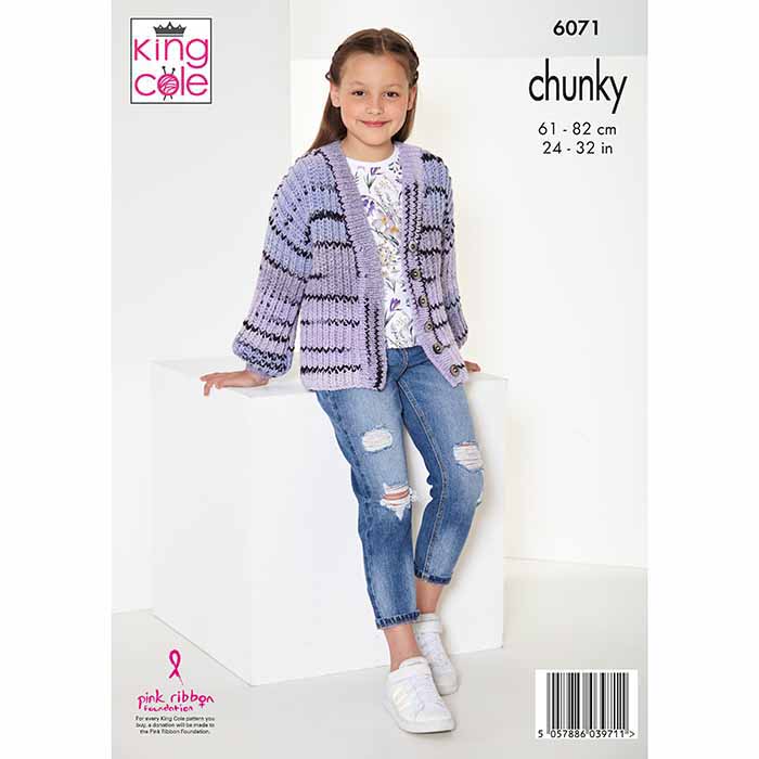 king-cole-patterns-6071-strickanleitung-pullover-safari-chunky image 2