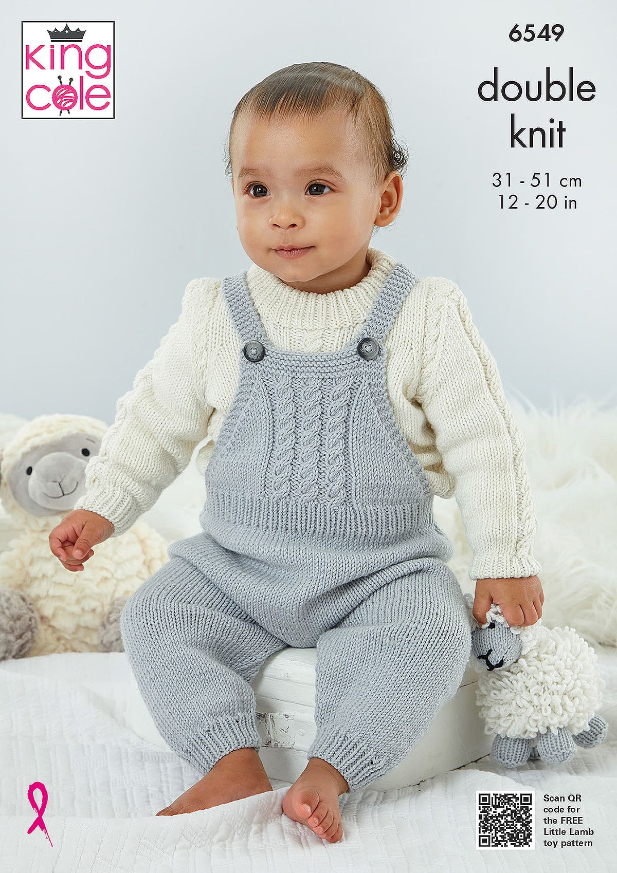 king-cole-patterns-6549-strickanleitung-baby-set-little-lamb-dk image 1