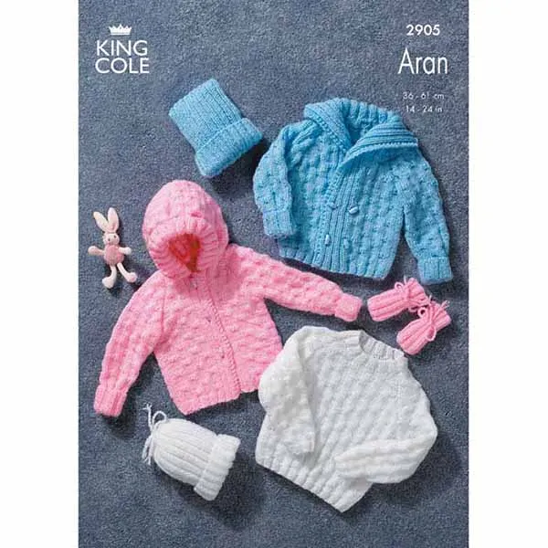 king-cole-2905-strickanleitung-pullover-big-value-aran image 1