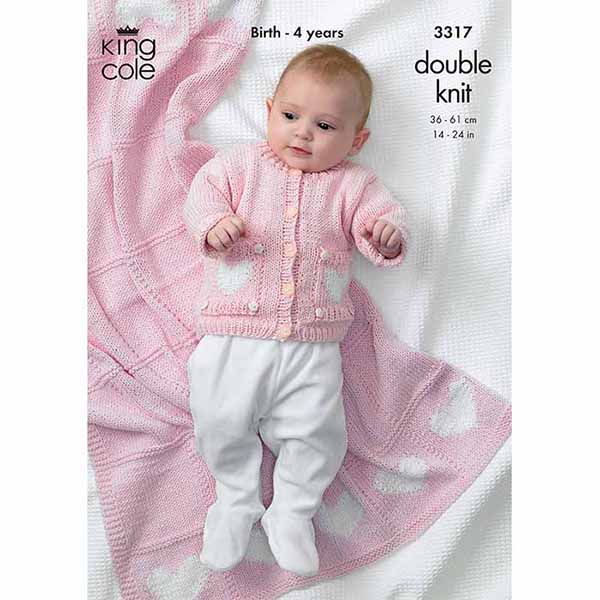 king-cole-3317-in-the-pink-strickanleitung-bamboo-cotton-dk-damen image 1