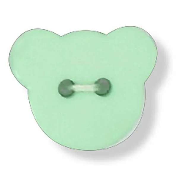king-cole-haberdashery-teddy-bear-button-knopf-mint-24-ligne image 1
