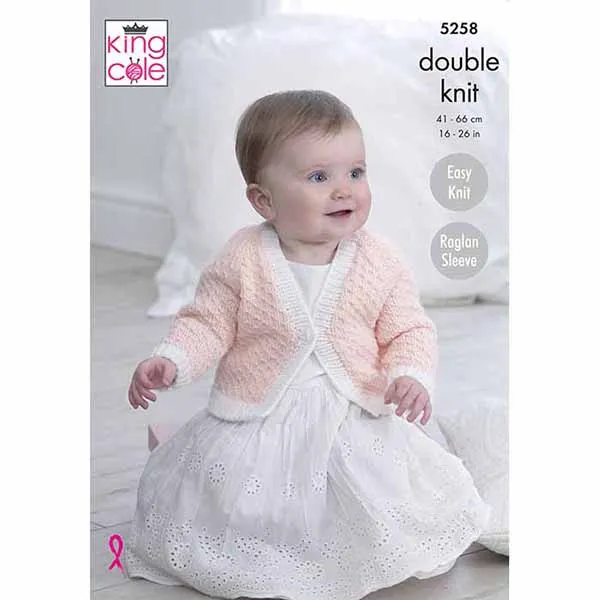 king-cole-5258-strickanleitung-baby-cardigans-big-value-baby-dk image 1