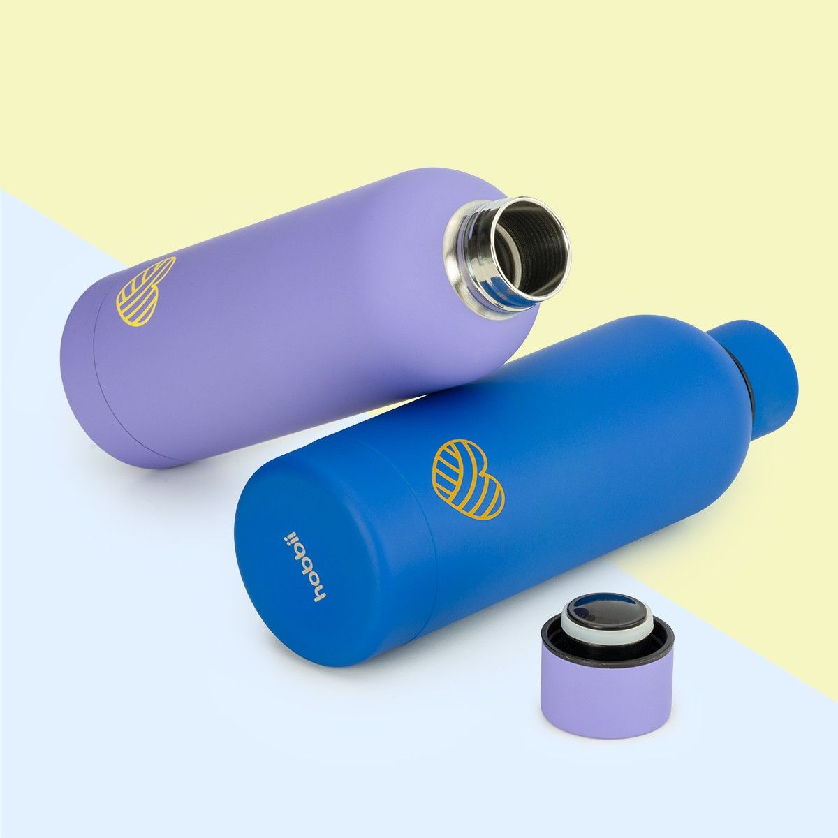 hobbii-zubeh-r-thermoflasche-trinkflasche-edelstahl-lila image 2
