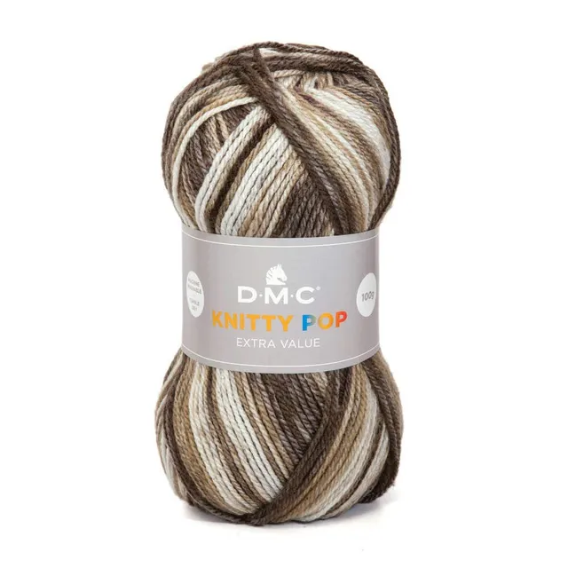 dmc-knitty-pop-strickgarn-braun-acryl-warm-8126 image 1