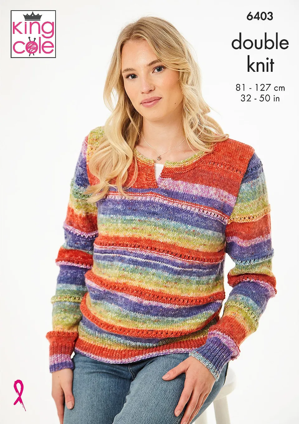 king-cole-6403-pullover-strickanleitung-bramble-dk image 1