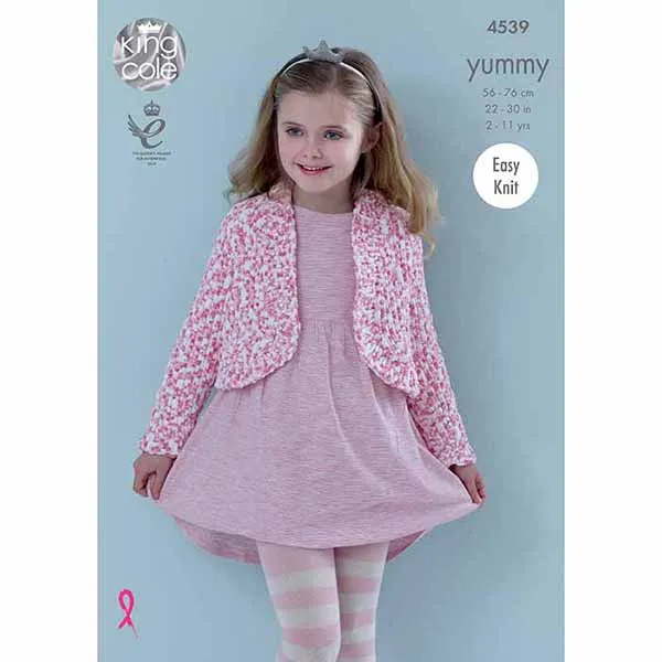 king-cole-4539-boleros-strickanleitung-yummy-kurzjacke image 1