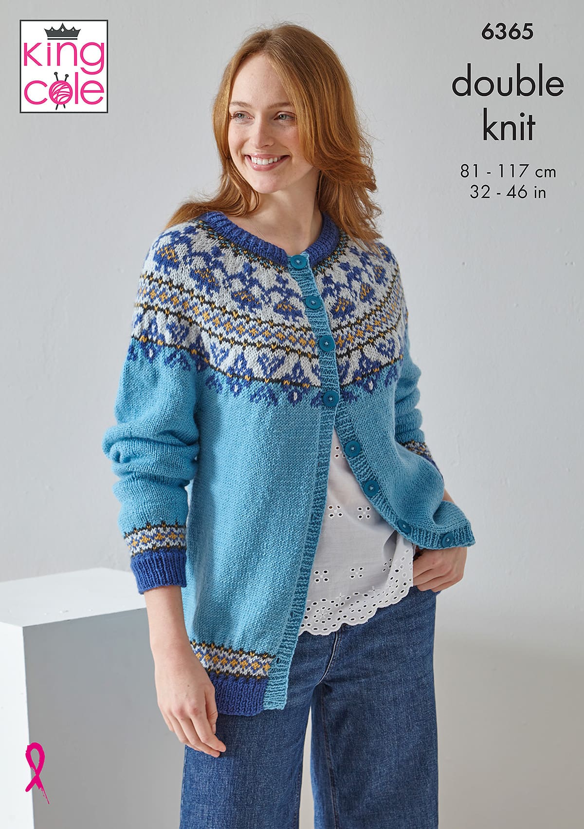king-cole-patterns-6365-strickanleitung-cardigan-weste-fairisle image 1