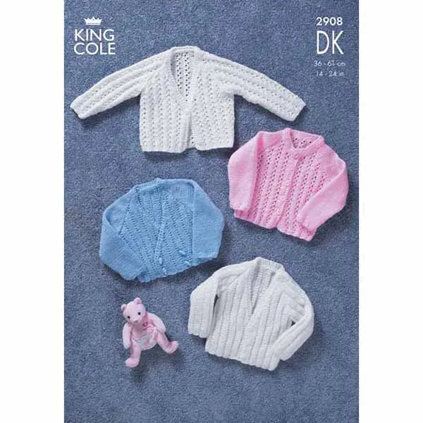 king-cole-2908-cardigans-strickanleitung-f-r-king-cole-dk image 1