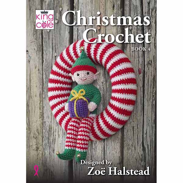 king-cole-patterns-christmas-crochet-book-4-h-kelheft-weihnachten image 1