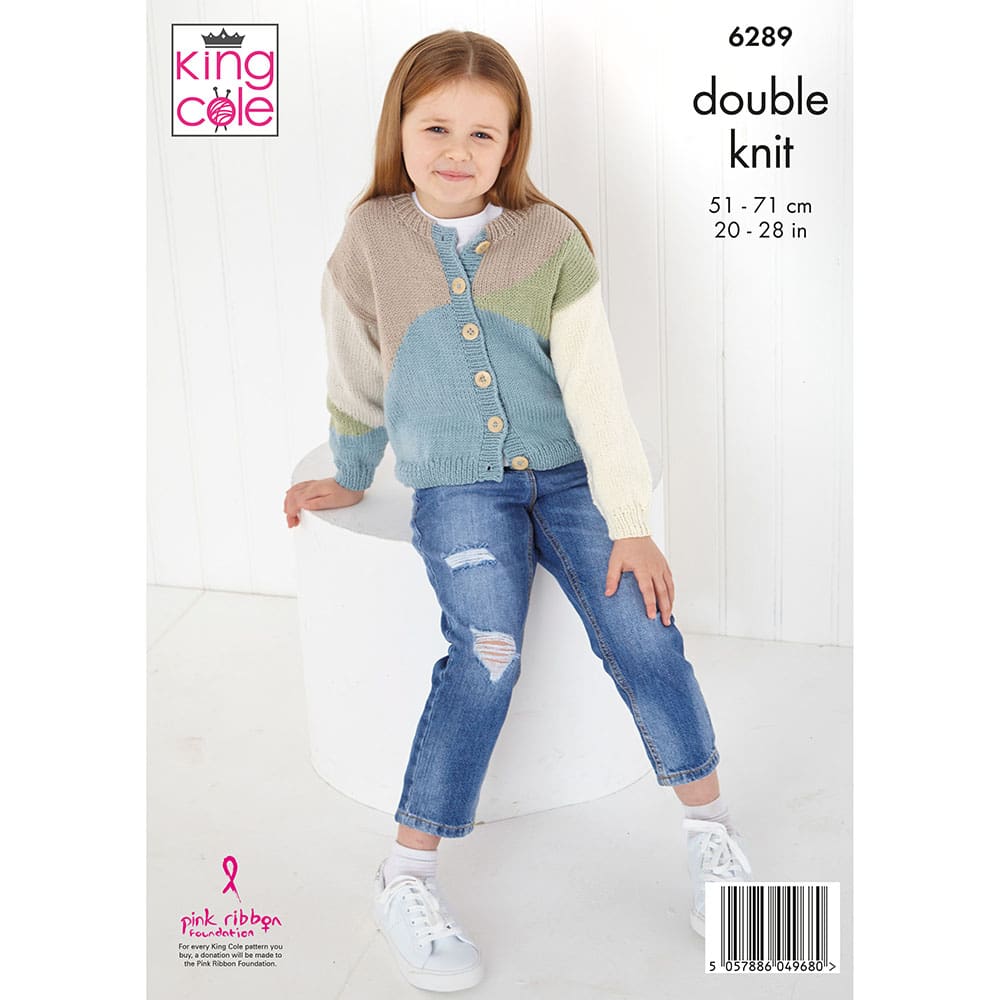 king-cole-patterns-6289-strickanleitung-pullover-cardigan-baby-dk image 2