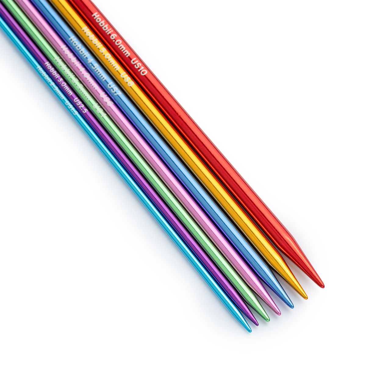 hobbii-alu-strumpfstricknadeln-2-5mm-20cm-set-bunt image 2