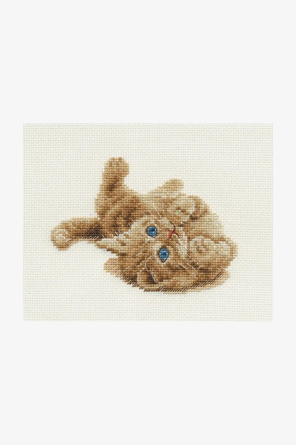 dmc-kreuzstich-set-k-tzchen-aida-stickset-katze image 1