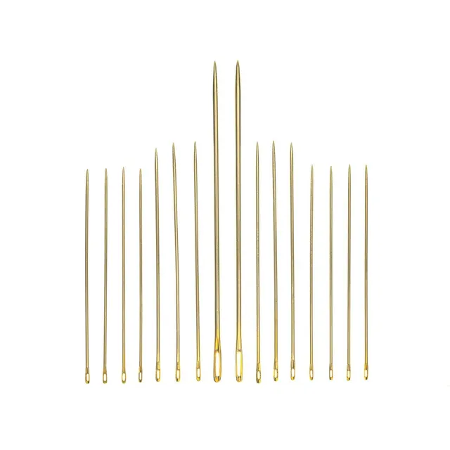 hobbii-sticknadeln-gr-e-3-9-spitz-16-st-ck-gold-hr image 1