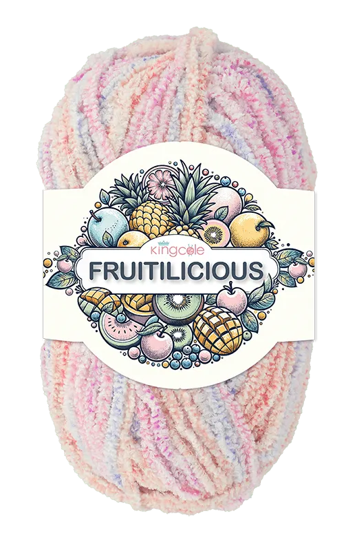 king-cole-fruitilicious-flauschgarn-pastell-mix-100-g image 1