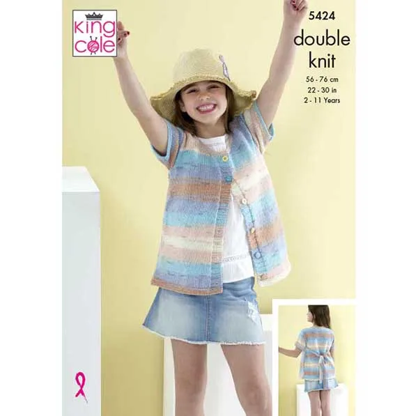 king-cole-5424-cardigan-strickanleitung-beaches-dk image 1
