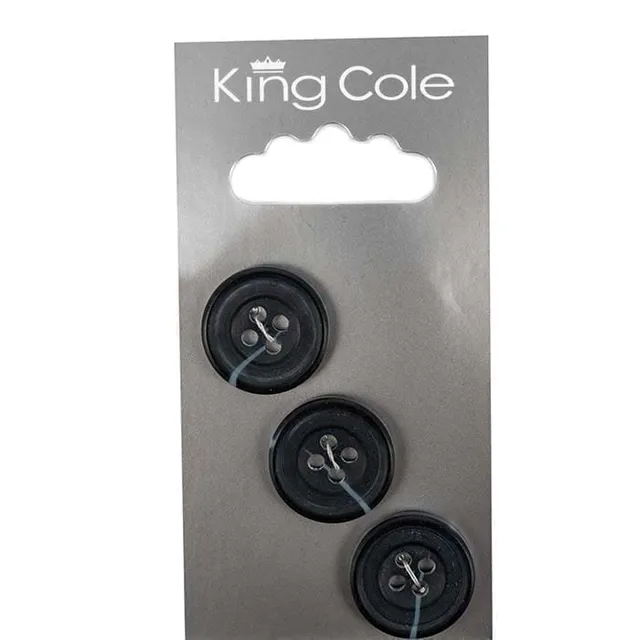 king-cole-haberdashery-shell-kn-pfe-schwarz-medium-rund image 1