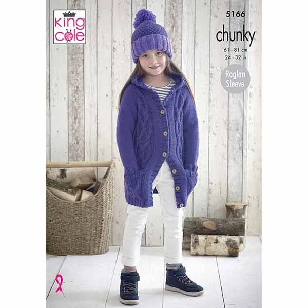 king-cole-5166-jacken-strickanleitung-comfort-chunky image 1