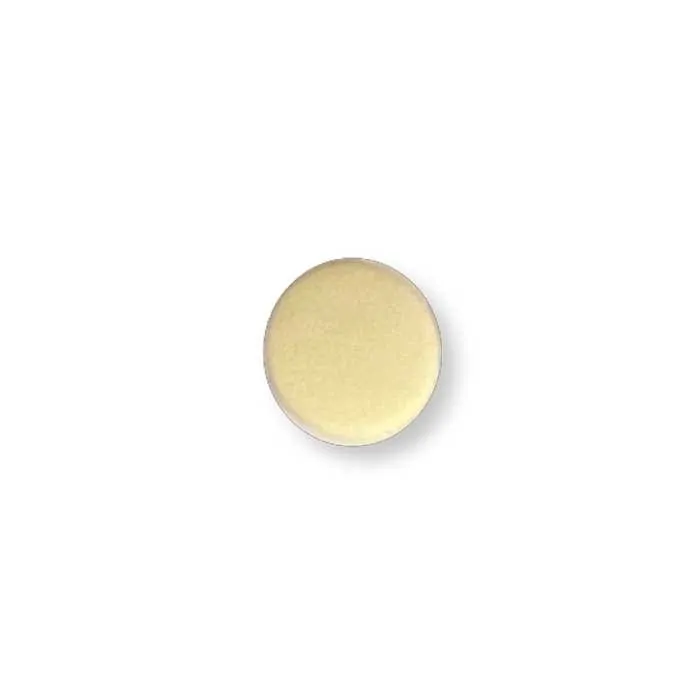 king-cole-haberdashery-matt-round-knopf-lemon-18-ligne image 1