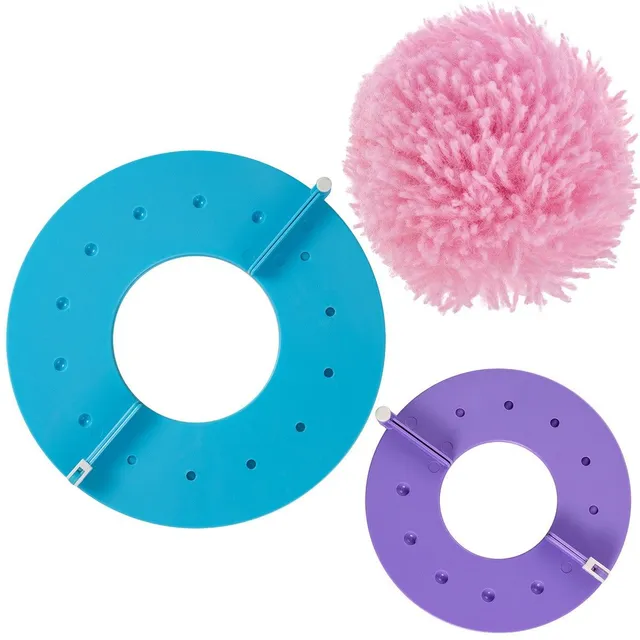 hobbii-zubehoer-hoop-jumbo-pompon-maker-set-2-stk-14-20-cm image 1