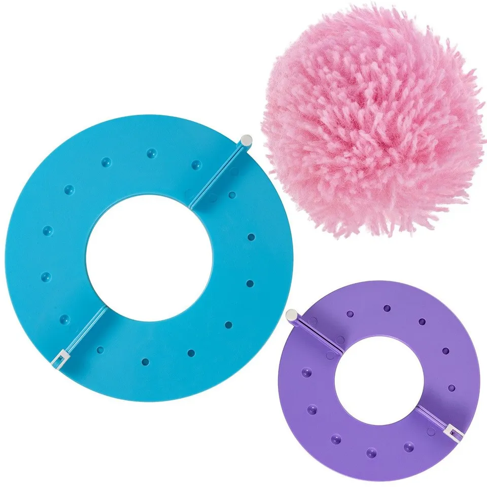 hobbii-zubehoer-hoop-jumbo-pompon-maker-set-2-stk-14-20-cm image 1