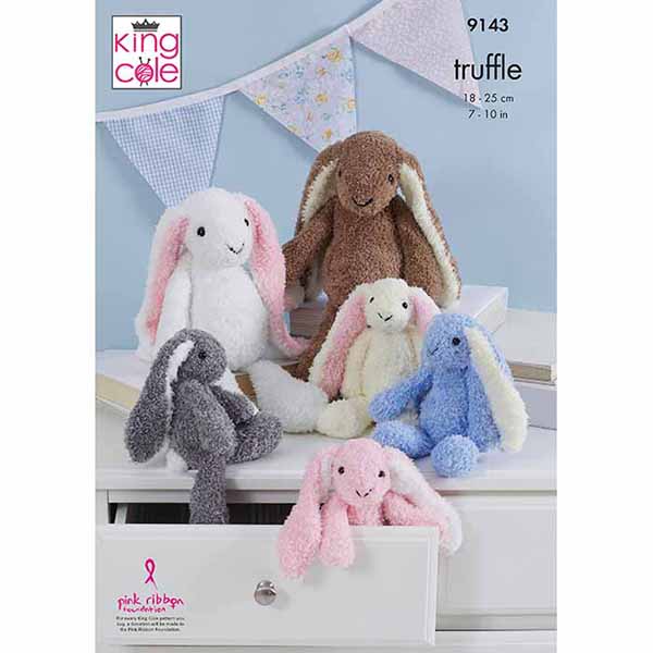 king-cole-9143-strickanleitung-hasen-truffle-pl-sch image 1
