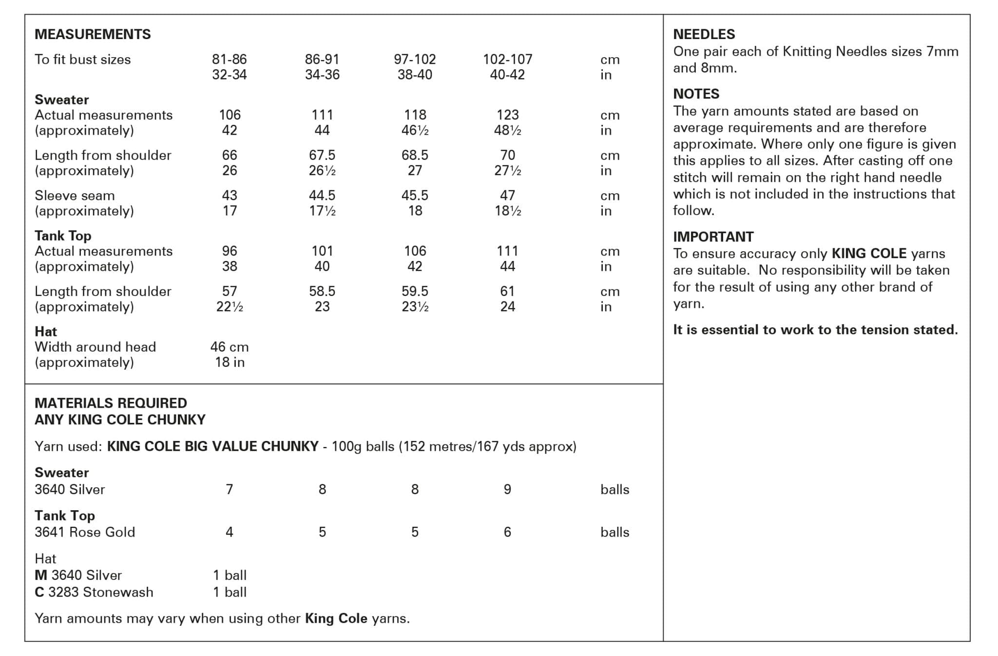 king-cole-6075-sweater-strickanleitung-big-value-chunky image 3
