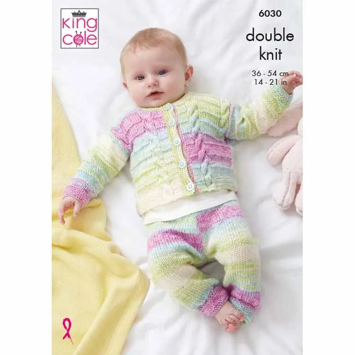 king-cole-6030-strickanleitung-baby-hoodie-cutie-pie-dk image 1