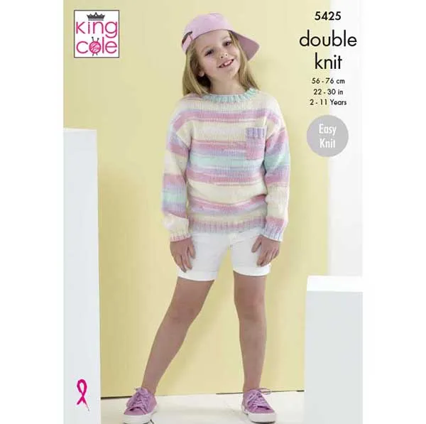 king-cole-5425-strickanleitung-pullover-beaches-dk image 1