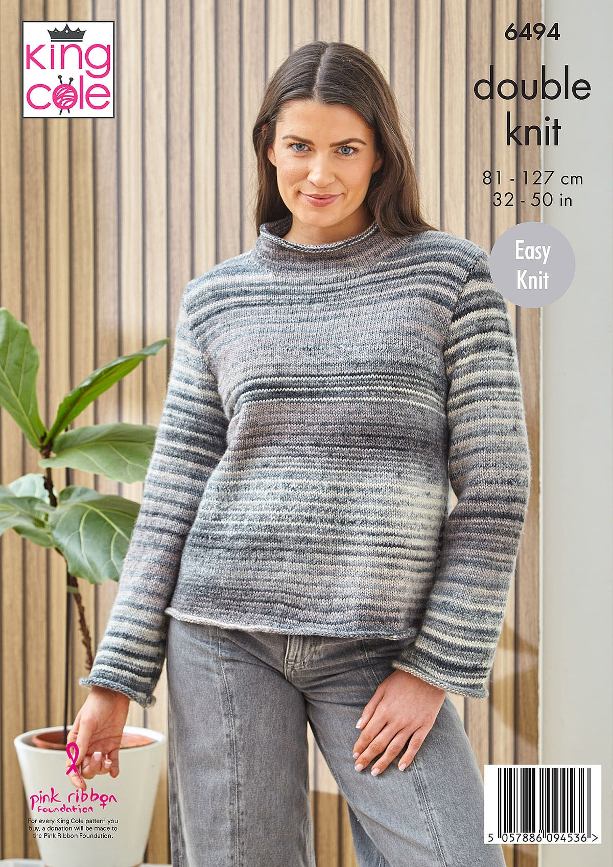 king-cole-6494-strickanleitung-pullover-cottagespun-dk image 2