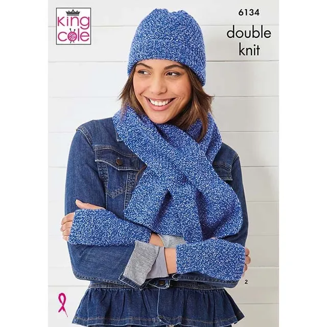 king-cole-6134-strickanleitung-accessoires-m-tze-schal-twirly-dk image 1