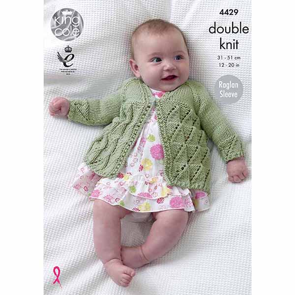 king-cole-4429-strickanleitung-baby-jacke-cottonsoft-dk image 1