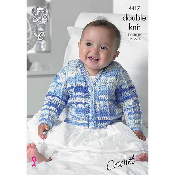 king-cole-patterns-4417-h-kelanleitung-cherish-dk-cardigan image 1