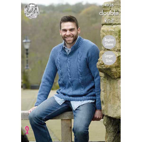 king-cole-patterns-4926-strickanleitung-pullover-majestic-dk image 1