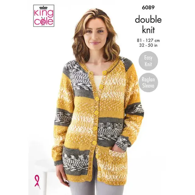 king-cole-6089-strickanleitung-cardigans-fjord-dk image 1