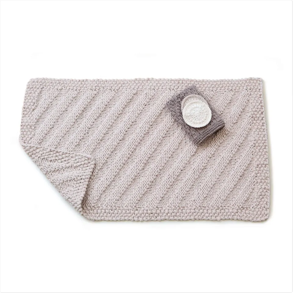 hobbii-loopy-badematte-strickanleitung-pdf-45x75-cm-anf-nger image 1