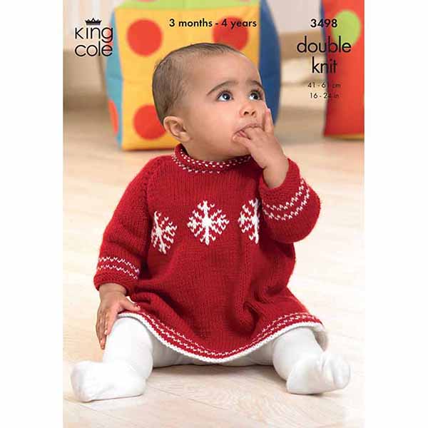 king-cole-patterns-3498-strickanleitung-pullover-comfort-dk image 1